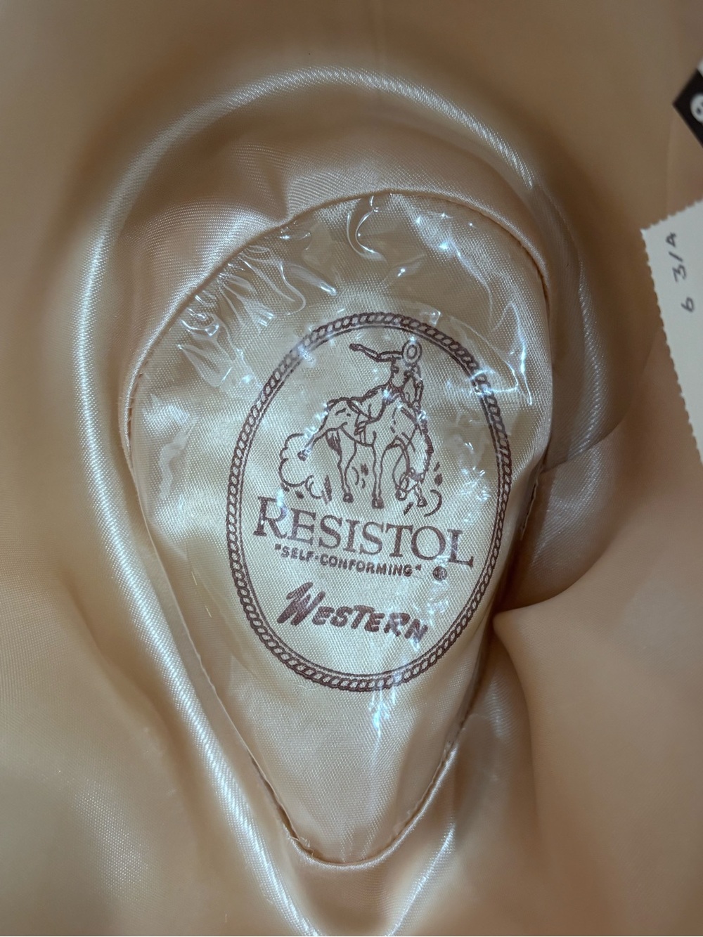 Vintage RESISTOL RANCHMAN cowboy hat - Picture 5 of 7
